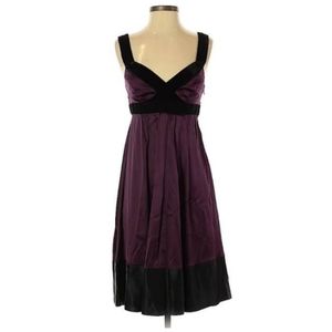 NWT Banana Republic velvet trim dress sz 8P